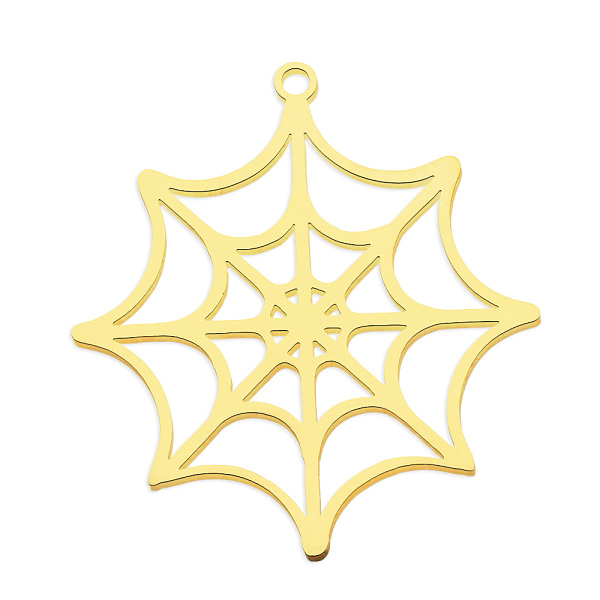 PandaHall 201 Stainless Steel Pendants, Laser Cut, Vacuum Plating, Spider Web, Golden, 32x30x1mm, Hole: 1.6mm 201 Stainless Steel Others
PandaHall 201 Stainless Steel Pendants, Laser Cut, Vacuum Plating, Spider Web, Golden, 32x30x1mm, Hole: 1.6mm 201 Stainless Steel Others