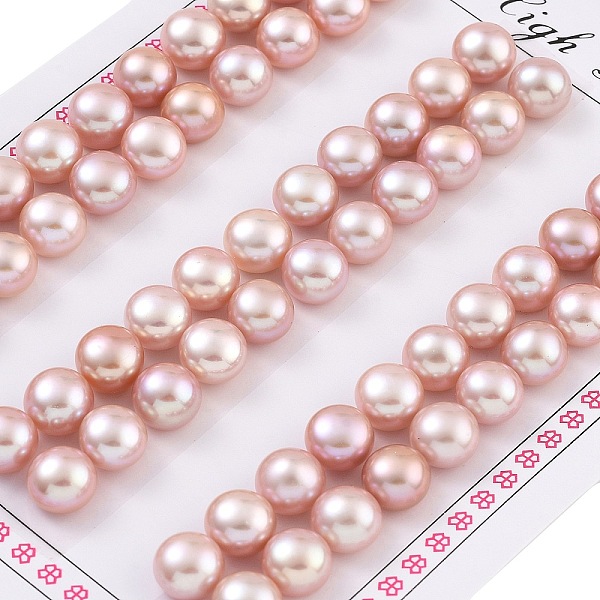 PandaHall Grade 6A Natural Cultured Freshwater Pearl Beads, Half Drilled, Half Round Beads, Purple, 7.5~8x5.5mm, Hole: 1mm Pearl Half Round...
PandaHall Grade 6A Natural Cultured Freshwater Pearl Beads, Half Drilled, Half Round Beads, Purple, 7.5~8x5.5mm, Hole: 1mm Pearl Half Round...