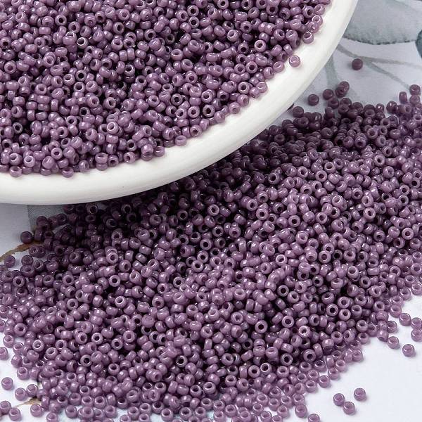 PandaHall MIYUKI Round Rocailles Beads, Japanese Seed Beads, 15/0, (RR4489) Duracoat Dyed Opaque Dark Orchid, 1.5mm, Hole: 0.7mm, about..., Purple
PandaHall MIYUKI Round Rocailles Beads, Japanese Seed Beads, 15/0, (RR4489) Duracoat Dyed Opaque Dark Orchid, 1.5mm, Hole: 0.7mm, about..., Purple