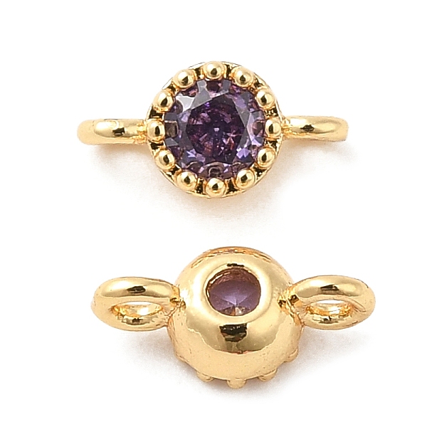 PandaHall Brass Pave Purple Glass Connector Charms, Single Stone Flat Round Links, Real 18K Gold Plated, 8x4x3mm, Hole: 1.2mm Brass+Glass...
PandaHall Brass Pave Purple Glass Connector Charms, Single Stone Flat Round Links, Real 18K Gold Plated, 8x4x3mm, Hole: 1.2mm Brass+Glass...