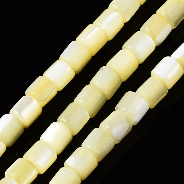 PandaHall Natural Trochid Shell/Trochus Shell Bead Strands, Dyed, Column, Yellow, 3.5x3.5mm, Hole: 1mm, about 111~117pcs/strand, 15.35...
PandaHall Natural Trochid Shell/Trochus Shell Bead Strands, Dyed, Column, Yellow, 3.5x3.5mm, Hole: 1mm, about 111~117pcs/strand, 15.35...