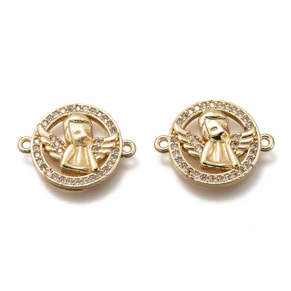 PandaHall Brass Micro Pave Clear Cubic Zirconia Links Connectors, Flat Round with Angel, Mixed Color, 19.5x15x2.5mm, Hole: 1.2mm Brass+Cubic...
PandaHall Brass Micro Pave Clear Cubic Zirconia Links Connectors, Flat Round with Angel, Mixed Color, 19.5x15x2.5mm, Hole: 1.2mm Brass+Cubic...