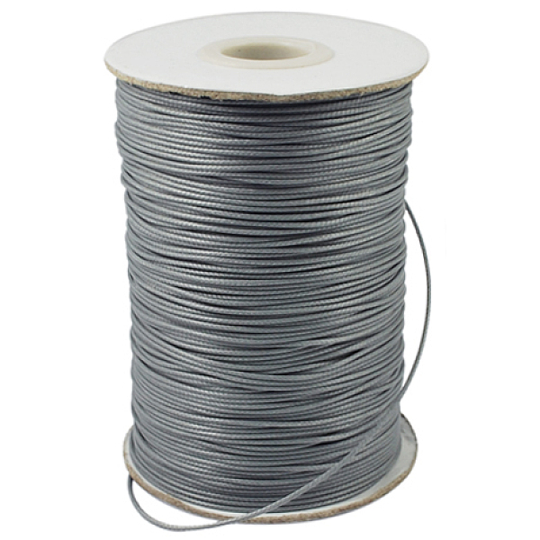 PandaHall Korean Waxed Polyester Cord, Bead Cord, Dark Gray, 1.2mm, about 185yards/roll Waxed Polyester Cord Round Gray
PandaHall Korean Waxed Polyester Cord, Bead Cord, Dark Gray, 1.2mm, about 185yards/roll Waxed Polyester Cord Round Gray