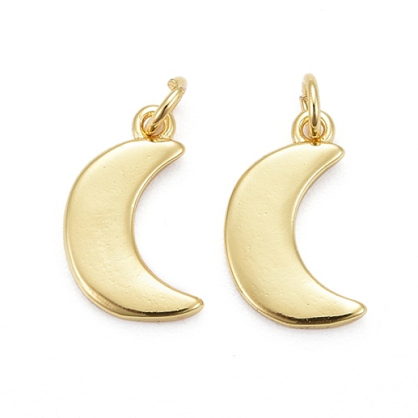 PandaHall Brass Pendants, Long-Lasting Plated, Moon, Real 18K Gold Plated, 13.5x8x1mm, Jump Ring: 4x0.7mm, Inner Diameter: 3.5mm Brass Moon
PandaHall Brass Pendants, Long-Lasting Plated, Moon, Real 18K Gold Plated, 13.5x8x1mm, Jump Ring: 4x0.7mm, Inner Diameter: 3.5mm Brass Moon