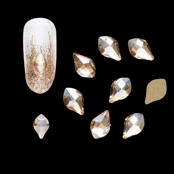 PandaHall Flat Back Glass Rhinestone Cabochons, Nail Art Decoration Accessories, Faceted, Teardrop, Light Colorado Topaz, 8x5x2mm, 20pcs/bag..., Yellow
PandaHall Flat Back Glass Rhinestone Cabochons, Nail Art Decoration Accessories, Faceted, Teardrop, Light Colorado Topaz, 8x5x2mm, 20pcs/bag..., Yellow