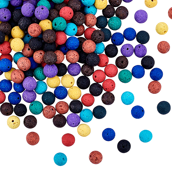 PandaHall Olycraft Synthetic Lava Rock Beads Strands, Dyed, Round, Mixed Color, 10mm, Hole: 1mm, about 39pcs/strand, 14.96 inch(38cm)..., Multicolor
PandaHall Olycraft Synthetic Lava Rock Beads Strands, Dyed, Round, Mixed Color, 10mm, Hole: 1mm, about 39pcs/strand, 14.96 inch(38cm)..., Multicolor