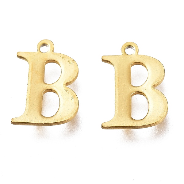 PandaHall Vacuum Plating 304 Stainless Steel Charms, Laser Cut, Alphabet, Golden, Letter.B, 12x8.5x0.8mm, Hole: 1mm 304 Stainless Steel...
PandaHall Vacuum Plating 304 Stainless Steel Charms, Laser Cut, Alphabet, Golden, Letter.B, 12x8.5x0.8mm, Hole: 1mm 304 Stainless Steel...