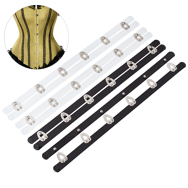 PandaHall BENECREAT 4 Sets Corset Busks 2 Style Spring Iron Stainless Steel Boning Corset Closure with 6 Hooks and Eyes for Sewing Womens..., Multicolor
PandaHall BENECREAT 4 Sets Corset Busks 2 Style Spring Iron Stainless Steel Boning Corset Closure with 6 Hooks and Eyes for Sewing Womens..., Multicolor