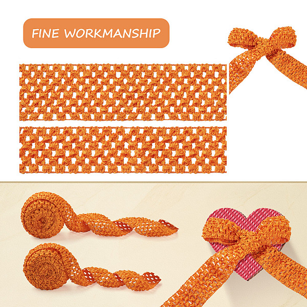 PandaHall 2 Rolls 2 Sizes Polyester Elastic Ribbon, for Hair Band Making, Coral, 1roll/style Elastic Fibre Flat Red
PandaHall 2 Rolls 2 Sizes Polyester Elastic Ribbon, for Hair Band Making, Coral, 1roll/style Elastic Fibre Flat Red