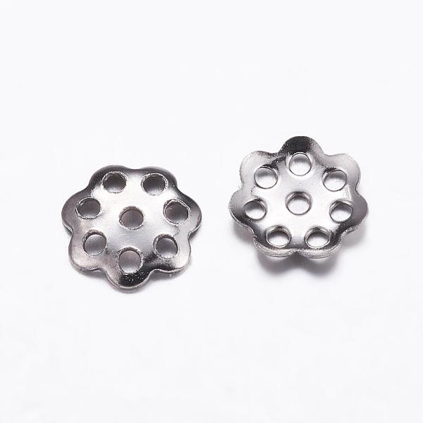 PandaHall 304 Stainless Steel Beads Caps, Multi-Petal, Stainless Steel Color, 6mm, Hole: 1mm 304 Stainless Steel
PandaHall 304 Stainless Steel Beads Caps, Multi-Petal, Stainless Steel Color, 6mm, Hole: 1mm 304 Stainless Steel