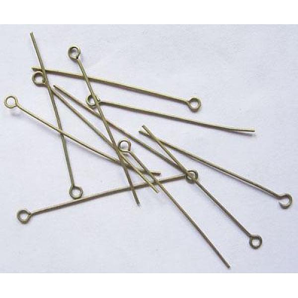PandaHall Brass Eye Pin, Cadmium Free & Lead Free, Antique Bronze, 3.5x0.7mm, Hole: 2mm, about 350pcs/50g Brass
PandaHall Brass Eye Pin, Cadmium Free & Lead Free, Antique Bronze, 3.5x0.7mm, Hole: 2mm, about 350pcs/50g Brass