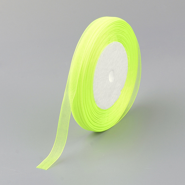 PandaHall Organza Ribbon, Green Yellow, 5/8 inch(15mm), 50yards/roll(45.72m/roll), 10rolls/group, 500yards/group(457.2m/group). Polyester...
PandaHall Organza Ribbon, Green Yellow, 5/8 inch(15mm), 50yards/roll(45.72m/roll), 10rolls/group, 500yards/group(457.2m/group). Polyester...