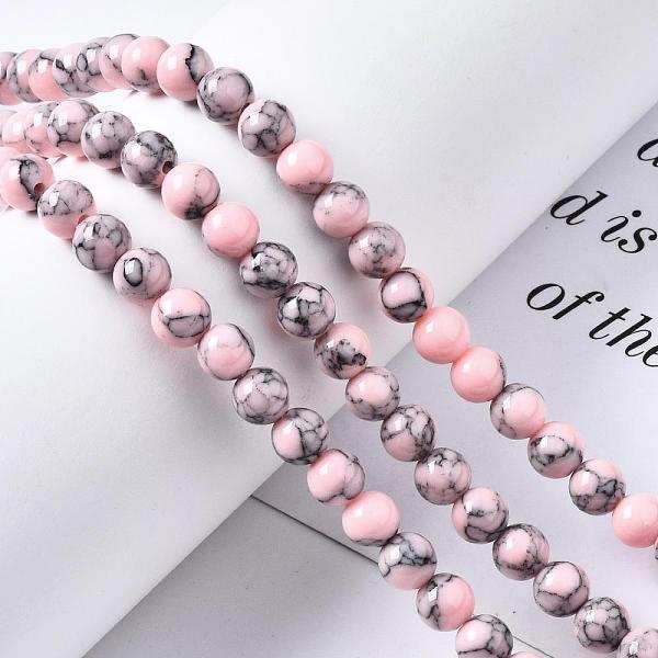PandaHall Dyed Synthetic Turquoise Gemstone Bead Strands, Round, Pink, 6mm, Hole: 1mm, about 66pcs/strand, 15.7 inch Synthetic Turquoise...
PandaHall Dyed Synthetic Turquoise Gemstone Bead Strands, Round, Pink, 6mm, Hole: 1mm, about 66pcs/strand, 15.7 inch Synthetic Turquoise...