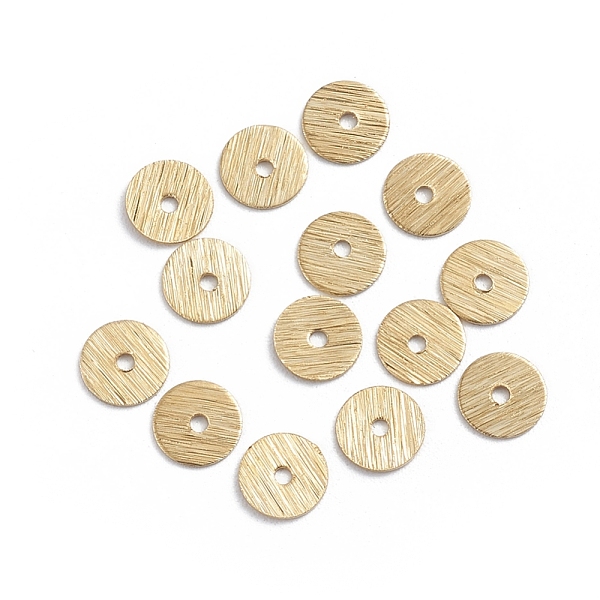 PandaHall Brass Spacer Beads, Long-Lasting Plated, Heishi Beads, Disc, Golden, 6x0.5mm, Hole: 1.2mm Brass Disc
PandaHall Brass Spacer Beads, Long-Lasting Plated, Heishi Beads, Disc, Golden, 6x0.5mm, Hole: 1.2mm Brass Disc