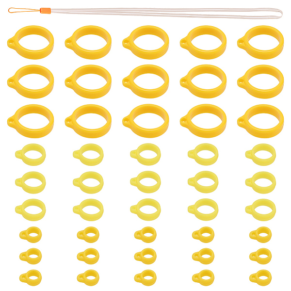 PandaHall GORGECRAFT 46PCS 3 Sizes Yellow Necklace Lanyard Set Including 45PCS 8/13/20.5mm Inner Diameter Nonslip Rubber Rings Loop 1PC..., Multicolor
PandaHall GORGECRAFT 46PCS 3 Sizes Yellow Necklace Lanyard Set Including 45PCS 8/13/20.5mm Inner Diameter Nonslip Rubber Rings Loop 1PC..., Multicolor