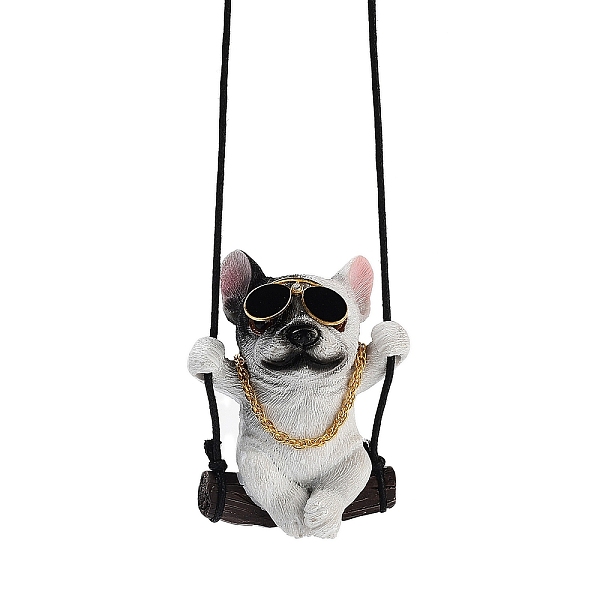 PandaHall Cute Resin Swinging Bulldog Pendant Decorations, for Car Interiors Hanging Ornaments, WhiteSmoke, 315mm Resin Dog White
PandaHall Cute Resin Swinging Bulldog Pendant Decorations, for Car Interiors Hanging Ornaments, WhiteSmoke, 315mm Resin Dog White