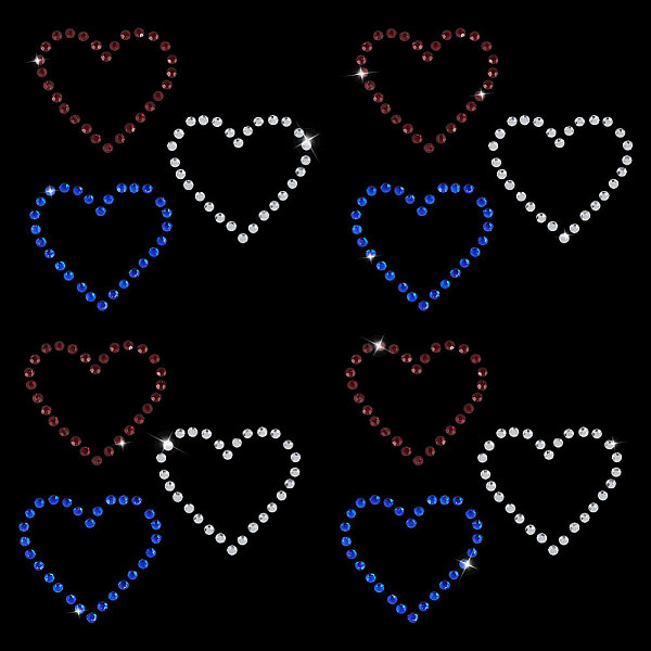 PandaHall FINGERINSPIRE 12 Sheets Heart Rhinestone Iron on Transfer Glitter 3 Colors Heart Rhinestone Patches Hot Melt Rhinestone Patches..., Multicolor
PandaHall FINGERINSPIRE 12 Sheets Heart Rhinestone Iron on Transfer Glitter 3 Colors Heart Rhinestone Patches Hot Melt Rhinestone Patches..., Multicolor