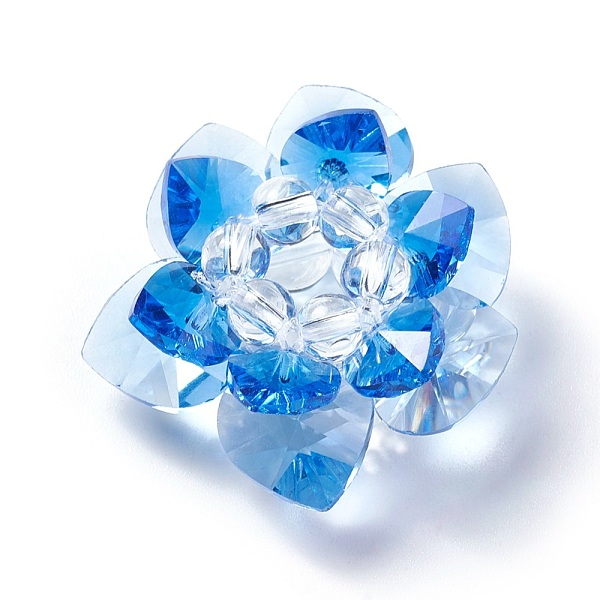 PandaHall Glass Woven Beads, Cluster Beads, Lotus, Royal Blue, 35x19mm, Hole: 8mm Glass Flower Blue
PandaHall Glass Woven Beads, Cluster Beads, Lotus, Royal Blue, 35x19mm, Hole: 8mm Glass Flower Blue