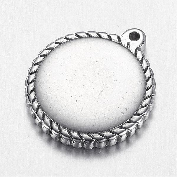 PandaHall 304 Stainless Steel Pendants, Flat Round, Stamping Blank Tags, Stainless Steel Color, 22x19x3mm, Hole: 1.5mm 304 Stainless Steel...
PandaHall 304 Stainless Steel Pendants, Flat Round, Stamping Blank Tags, Stainless Steel Color, 22x19x3mm, Hole: 1.5mm 304 Stainless Steel...