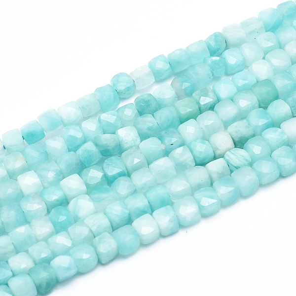 PandaHall Natural Amazonite Beads Strands, Grade AB, Faceted, Cube, 3~4x3~4x3~4mm, Hole: 0.6mm, about 98~108 pcs/Strand, 15.55 inch(39.5cm)...
PandaHall Natural Amazonite Beads Strands, Grade AB, Faceted, Cube, 3~4x3~4x3~4mm, Hole: 0.6mm, about 98~108 pcs/Strand, 15.55 inch(39.5cm)...