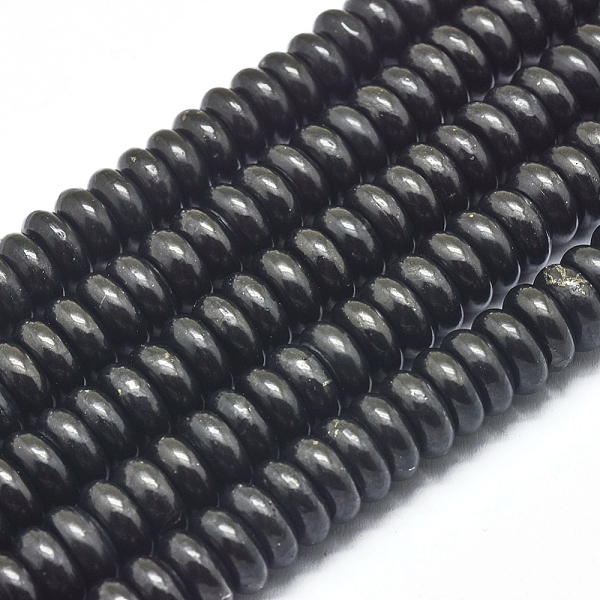PandaHall Natural Shungite Beads Strands, Rondelle, 10.5x4~4.5mm, Hole: 1mm, about 94pcs/Strand, 15.75 inch(40cm) Shungite Rondelle
PandaHall Natural Shungite Beads Strands, Rondelle, 10.5x4~4.5mm, Hole: 1mm, about 94pcs/Strand, 15.75 inch(40cm) Shungite Rondelle