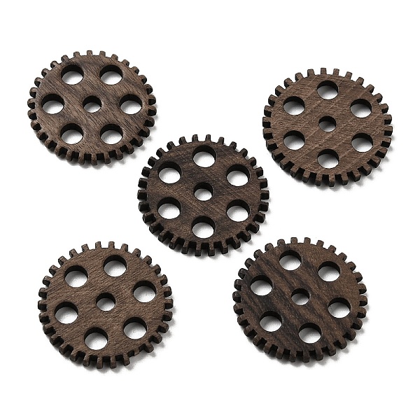 PandaHall Walnut Wood Pendants, Gear Charms, Undyed, Coffee, 23.5x2mm, Hole: 3mm & 4mm Wood Gear Brown
PandaHall Walnut Wood Pendants, Gear Charms, Undyed, Coffee, 23.5x2mm, Hole: 3mm & 4mm Wood Gear Brown