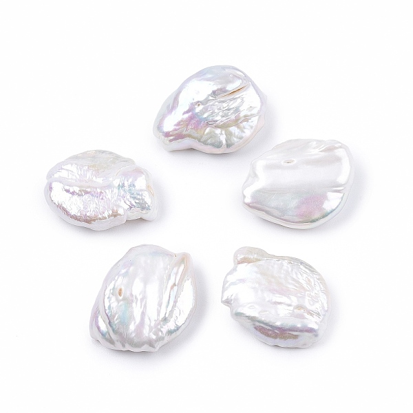 PandaHall Natural Baroque Keshi Pearl Beads, Freshwater Pearl Beads, No Hole, Nuggets, WhiteSmoke, 22~23x17~18x7.5~10mm Keshi Pearl Nuggets..., White
PandaHall Natural Baroque Keshi Pearl Beads, Freshwater Pearl Beads, No Hole, Nuggets, WhiteSmoke, 22~23x17~18x7.5~10mm Keshi Pearl Nuggets..., White