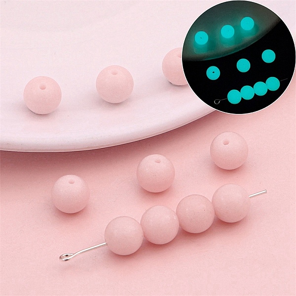 PandaHall Luminous Glass Glow in the Dark Beads, Round, Pink, 6mm, 20pcs/bag Glass Round Pink
PandaHall Luminous Glass Glow in the Dark Beads, Round, Pink, 6mm, 20pcs/bag Glass Round Pink