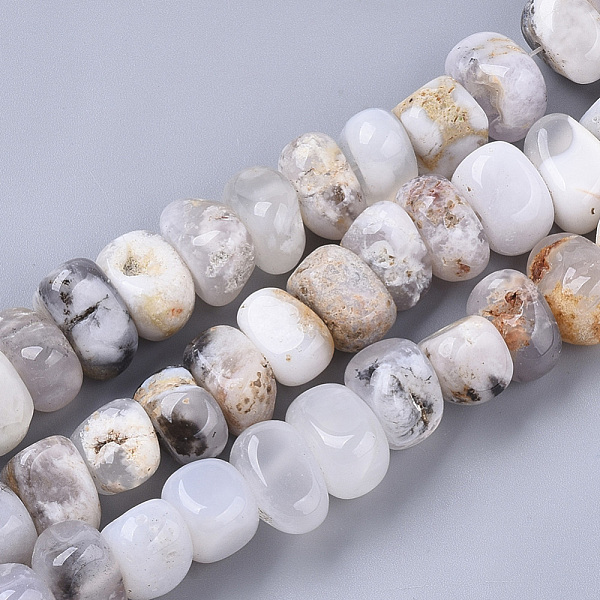 PandaHall Natural White Agate Beads Strands, Tumbled Stone, Nuggets, 8~10x12~12x10~12mm, Hole: 1.2mm, about 42~46pcs/strand, 15.35~16.14...
PandaHall Natural White Agate Beads Strands, Tumbled Stone, Nuggets, 8~10x12~12x10~12mm, Hole: 1.2mm, about 42~46pcs/strand, 15.35~16.14...