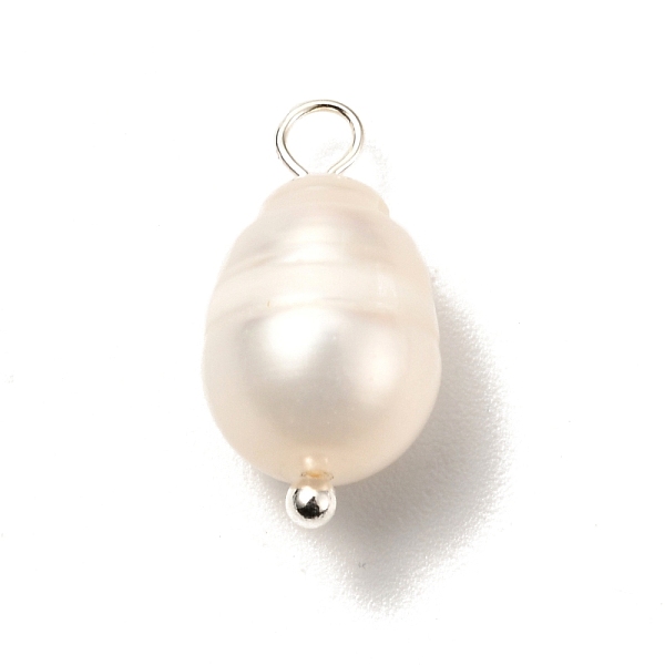 PandaHall Natural Cultured Freshwater Pearl Pendants, with Brass Ball Head Pins, Rice, Silver, 16~17mm, Hole: 3mm Pearl Rice White
PandaHall Natural Cultured Freshwater Pearl Pendants, with Brass Ball Head Pins, Rice, Silver, 16~17mm, Hole: 3mm Pearl Rice White