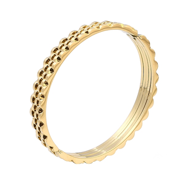 PandaHall Geometric 304 Stainless Steel Multi-layer Hinged Bangles for Women, Golden, 3/8 inch(1cm), Inner Diameter: 2-3/8x2 inch...
PandaHall Geometric 304 Stainless Steel Multi-layer Hinged Bangles for Women, Golden, 3/8 inch(1cm), Inner Diameter: 2-3/8x2 inch...
