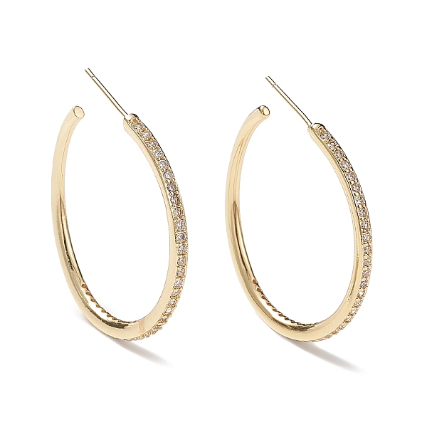 PandaHall Cubic Zirconia C-shape Stud Earrings, Real 18K Gold Plated, Rack Plating Brass Half Hoop Earrings for Women, Cadmium Free & Lead..., Clear
PandaHall Cubic Zirconia C-shape Stud Earrings, Real 18K Gold Plated, Rack Plating Brass Half Hoop Earrings for Women, Cadmium Free & Lead..., Clear