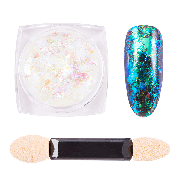 PandaHall Nail Art Glitter Powder, Starry Sky/Mirror Effect, Shiny Nail Decoration, with One Brush, Colorful, 30x30x17mm, about 0.3g/box...
PandaHall Nail Art Glitter Powder, Starry Sky/Mirror Effect, Shiny Nail Decoration, with One Brush, Colorful, 30x30x17mm, about 0.3g/box...