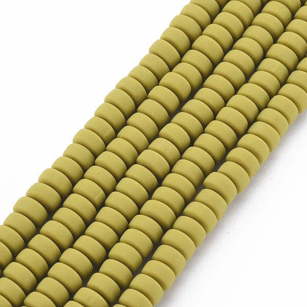 PandaHall Handmade Polymer Clay Beads Strands, for DIY Jewelry Crafts Supplies, Flat Round, Dark Khaki, 6~7x3mm, Hole: 1.5mm, about...
PandaHall Handmade Polymer Clay Beads Strands, for DIY Jewelry Crafts Supplies, Flat Round, Dark Khaki, 6~7x3mm, Hole: 1.5mm, about...