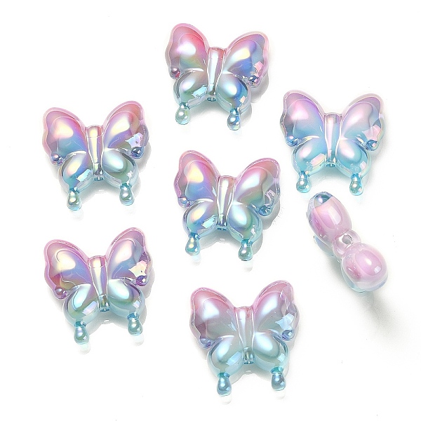 PandaHall UV Plating Rainbow Iridescent Acrylic Beads, Gradient Beads, Butterfly, Pearl Pink, 30x29x10mm, Hole: 2mm Acrylic Butterfly
PandaHall UV Plating Rainbow Iridescent Acrylic Beads, Gradient Beads, Butterfly, Pearl Pink, 30x29x10mm, Hole: 2mm Acrylic Butterfly