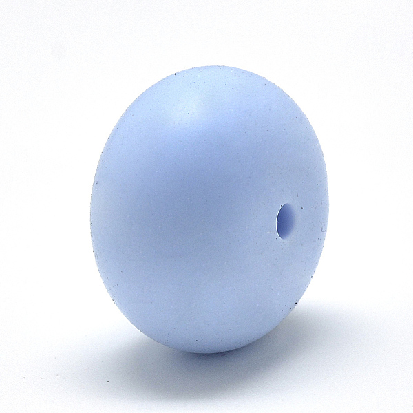 PandaHall Food Grade Eco-Friendly Silicone Beads, Chewing Beads For Teethers, DIY Nursing Necklaces Making, Rondelle, Light Blue, 23x15mm...
PandaHall Food Grade Eco-Friendly Silicone Beads, Chewing Beads For Teethers, DIY Nursing Necklaces Making, Rondelle, Light Blue, 23x15mm...