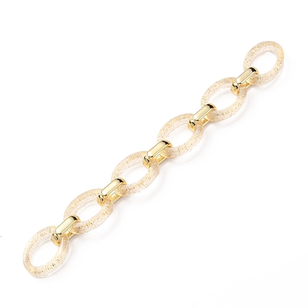 PandaHall Handmade Transparent Acrylic & CCB Plastic Cable Chains, with Glitter Powder, Golden, Link: 19x12x5mm, Link: 28.5x20x7mm, 39-3/8...
PandaHall Handmade Transparent Acrylic & CCB Plastic Cable Chains, with Glitter Powder, Golden, Link: 19x12x5mm, Link: 28.5x20x7mm, 39-3/8...