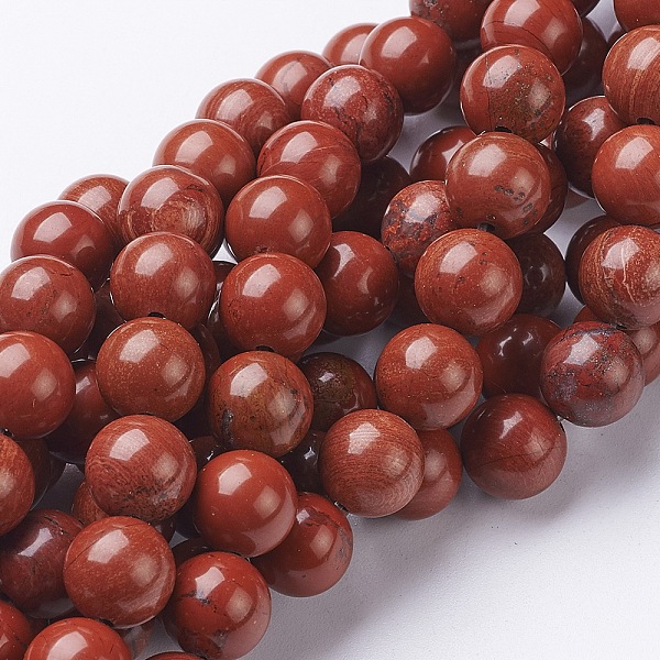 PandaHall Natural Red Jasper Round Beads Strands, FireBrick, 10mm, Hole: 1mm, about 38pcs/strand, 15.5 inch Red Jasper Round Red
PandaHall Natural Red Jasper Round Beads Strands, FireBrick, 10mm, Hole: 1mm, about 38pcs/strand, 15.5 inch Red Jasper Round Red