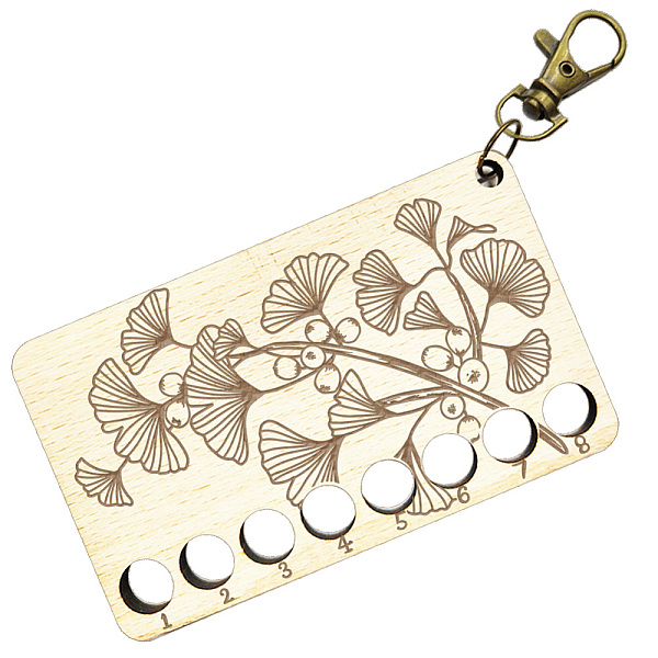 PandaHall arricraft Wooden Cross Stitch Floss Holder, 8-Position Embroidery Thread Organizer with Lobster Clasp Ginkgo Biloba Pattern Floss...
PandaHall arricraft Wooden Cross Stitch Floss Holder, 8-Position Embroidery Thread Organizer with Lobster Clasp Ginkgo Biloba Pattern Floss...