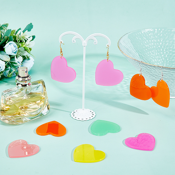 PandaHall 36Pcs 6 Colors Cellulose Acetate(Resin) Pendants, 72Pcs 2 Colors Brass Earring Hooks and 72Pcs 2 Colors Jump Rings, for DIY Kits..., Multicolor
PandaHall 36Pcs 6 Colors Cellulose Acetate(Resin) Pendants, 72Pcs 2 Colors Brass Earring Hooks and 72Pcs 2 Colors Jump Rings, for DIY Kits..., Multicolor