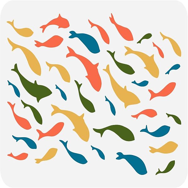 PandaHall FINGERINSPIRE Fish Stencil for Painting 11.7x8.3inch Reusable Large Amount of Fish Pattern Drawing Stencils Large Swimming Fish...
PandaHall FINGERINSPIRE Fish Stencil for Painting 11.7x8.3inch Reusable Large Amount of Fish Pattern Drawing Stencils Large Swimming Fish...