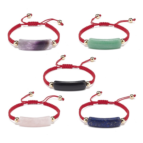PandaHall Natural Gemstone Rectangle Braided Bead Bracelet, Adjustable Bracelet for Women, Inner Diameter: 2-1/8~3-3/8 inch(5.3~8.5cm) Mixed...
PandaHall Natural Gemstone Rectangle Braided Bead Bracelet, Adjustable Bracelet for Women, Inner Diameter: 2-1/8~3-3/8 inch(5.3~8.5cm) Mixed...
