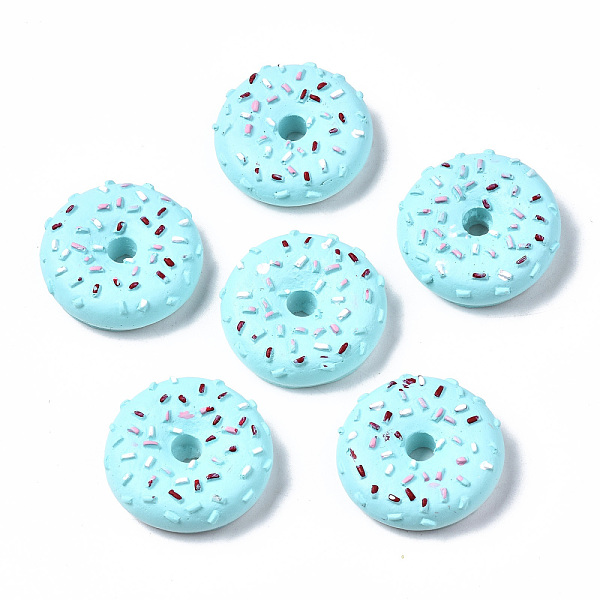 PandaHall Spray Painted Resin Cabochons, Donut, Light Sky Blue, 28.5x28.5x9mm Resin Donut
PandaHall Spray Painted Resin Cabochons, Donut, Light Sky Blue, 28.5x28.5x9mm Resin Donut