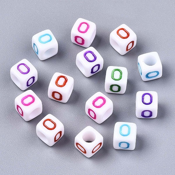 PandaHall Acrylic Beads, Horizontal Hole, Cube with Mixed Color Letter, Letter.O, 6x6x6mm, Hole: 3mm, about 2600pcs/500g Acrylic Letter O..., Multicolor
PandaHall Acrylic Beads, Horizontal Hole, Cube with Mixed Color Letter, Letter.O, 6x6x6mm, Hole: 3mm, about 2600pcs/500g Acrylic Letter O..., Multicolor