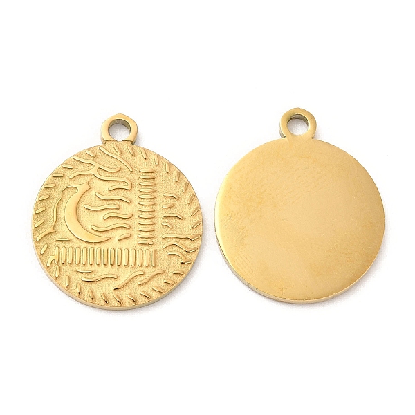 PandaHall Ion Plating(IP) 316L Surgical Stainless Steel Pendants, Flat Round Charm, Real 18K Gold Plated, 17.5x15x1mm, Hole: 2mm 316L...
PandaHall Ion Plating(IP) 316L Surgical Stainless Steel Pendants, Flat Round Charm, Real 18K Gold Plated, 17.5x15x1mm, Hole: 2mm 316L...