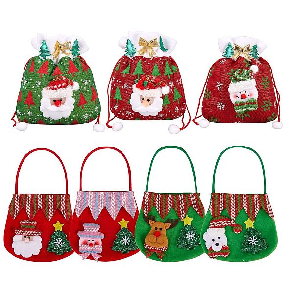 PandaHall 7Pcs 7 Style Christmas Non-woven Fabrics Candy Bags Decorations, with Handle, for Christmas Party Snack Gift Ornaments, Mixed...
PandaHall 7Pcs 7 Style Christmas Non-woven Fabrics Candy Bags Decorations, with Handle, for Christmas Party Snack Gift Ornaments, Mixed...