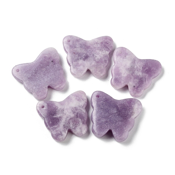 PandaHall Natural Lilac Jade Pendants, Butterfly Charms, 27.5~30x32~34x8mm, Hole: 2mm Lilac Jade Butterfly
PandaHall Natural Lilac Jade Pendants, Butterfly Charms, 27.5~30x32~34x8mm, Hole: 2mm Lilac Jade Butterfly