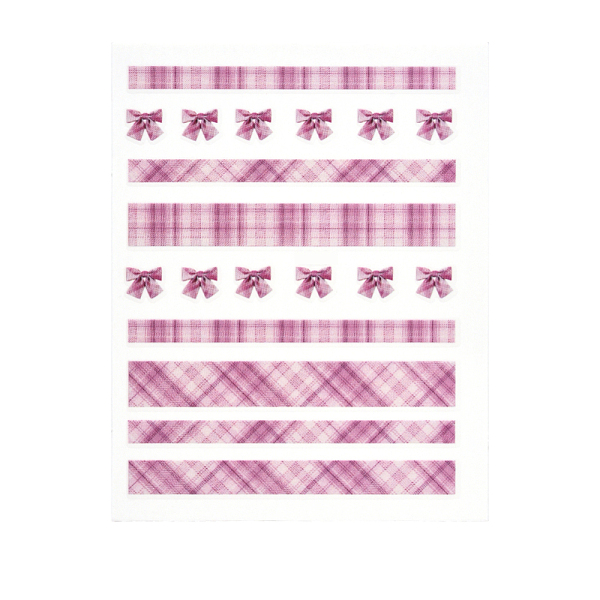 PandaHall Nail Art Stickers Decals, Self Adhesive, for Nail Tips Decorations, Tartan Pattern, Pink, 101x78.5mm Paper Tartan Pink
PandaHall Nail Art Stickers Decals, Self Adhesive, for Nail Tips Decorations, Tartan Pattern, Pink, 101x78.5mm Paper Tartan Pink
