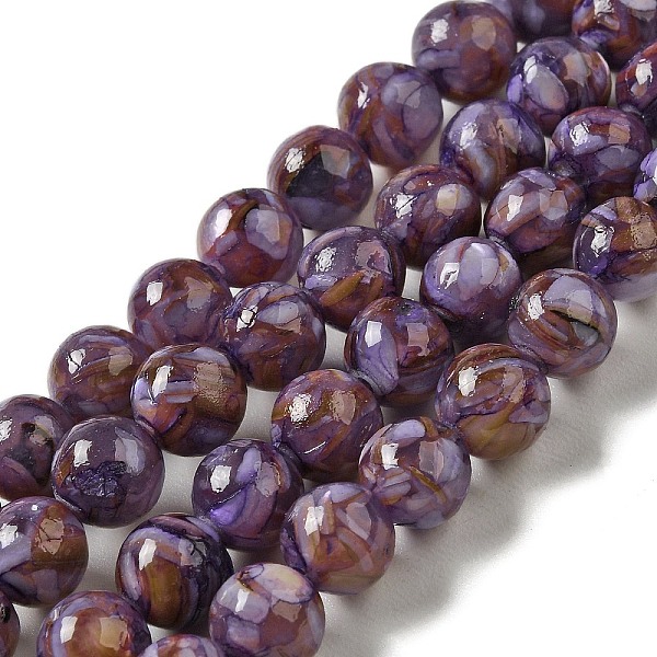 PandaHall Freshwater Shell Beads Strands, with Resin, Round, Dyed, Purple, 8mm, Hole: 1mm, about 47~48pcs/strand, 15.55~15.75 inch...
PandaHall Freshwater Shell Beads Strands, with Resin, Round, Dyed, Purple, 8mm, Hole: 1mm, about 47~48pcs/strand, 15.55~15.75 inch...