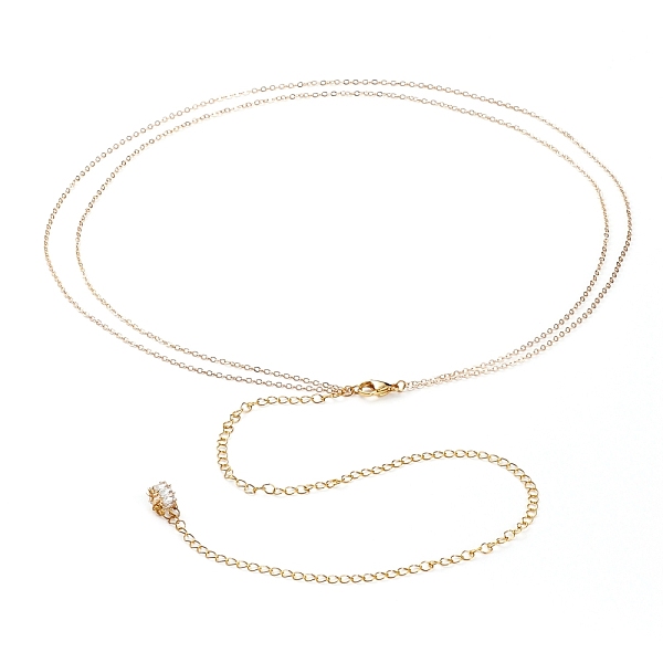 PandaHall Brass Cable Chain Belts, with Brass Micro Pave Clear Cubic Zirconia European Beads and 304 Stainless Steel Lobster Claw Clasps...
PandaHall Brass Cable Chain Belts, with Brass Micro Pave Clear Cubic Zirconia European Beads and 304 Stainless Steel Lobster Claw Clasps...